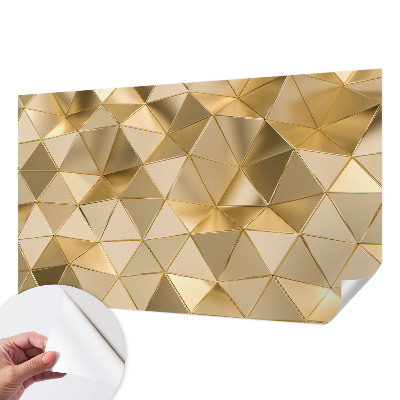 Fotomural decorativo para cabecero de cama con patrones triangulares