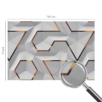 Papel mural con patrón decorativo Patrones tridimensionales