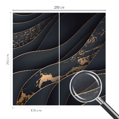 Mural de pared con estampado hermoso Ondas elegantes