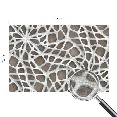 Papel mural texturado decorativo Red geométrica