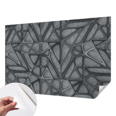 Mural de pared con estampado hermoso con patrones geométricos