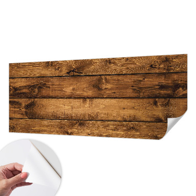 Fotomural decorativo para cabecero de cama con diseño de tablas de madera
