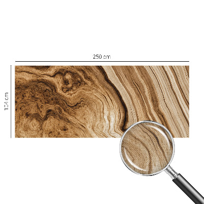 Papel mural con patrón decorativo con veta de madera