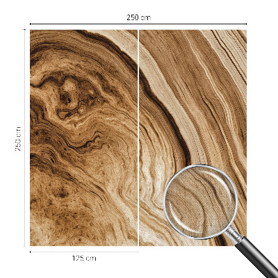 Papel mural con patrón decorativo veta de madera