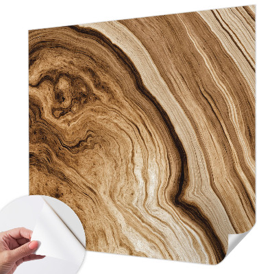 Papel mural con patrón decorativo con veta de madera