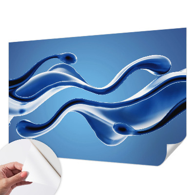 Mural de pared con estampado hermoso con el motivo «Ligereza abstracta»