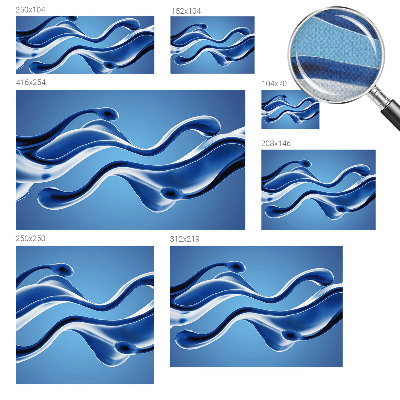 Mural de pared con estampado hermoso Ligereza abstracta