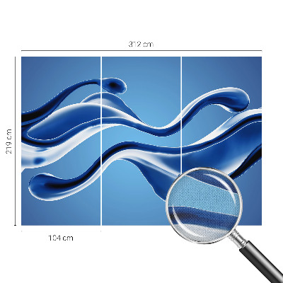 Mural de pared con estampado hermoso Ligereza abstracta