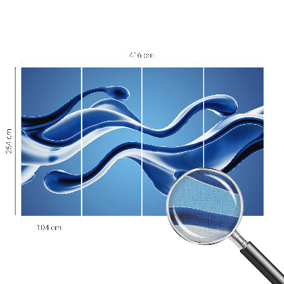 Mural de pared con estampado hermoso Ligereza abstracta