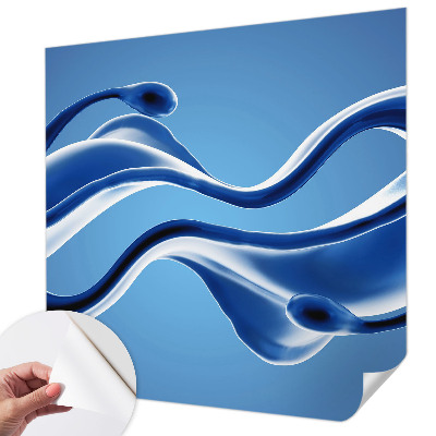 Mural de pared con estampado hermoso con el motivo «Ligereza abstracta»