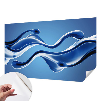 Mural de pared con estampado hermoso con el motivo «Ligereza abstracta»