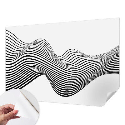 Papel mural texturado decorativo con diseño de abstracción dinámica