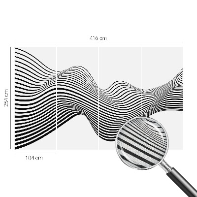 Papel mural texturado decorativo abstracción dinámica