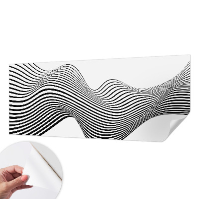 Papel mural texturado decorativo con diseño de abstracción dinámica