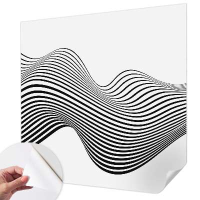 Papel mural texturado decorativo con diseño de abstracción dinámica