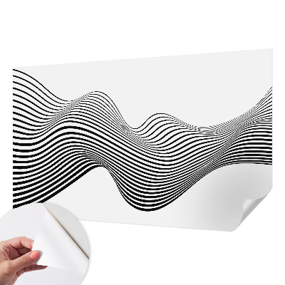Papel mural texturado decorativo con diseño de abstracción dinámica