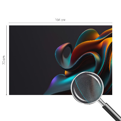 Fotomural decorativo para cabecero de cama Remolino colorido