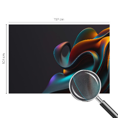 Fotomural decorativo para cabecero de cama Remolino colorido