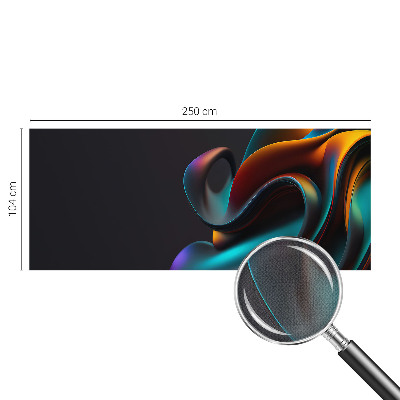 Fotomural decorativo para cabecero de cama Remolino colorido