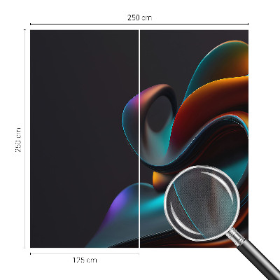 Fotomural decorativo para cabecero de cama Remolino colorido