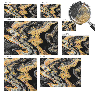 Mural de pared con estampado hermoso Caleidoscopio de líneas