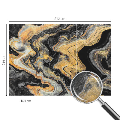 Mural de pared con estampado hermoso Caleidoscopio de líneas