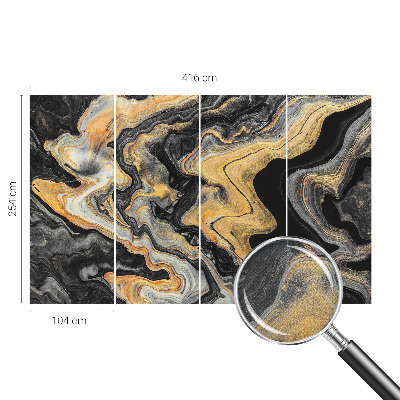 Mural de pared con estampado hermoso Caleidoscopio de líneas