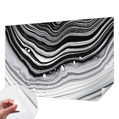 Papel mural texturado decorativo con diseño de ondas ópticas