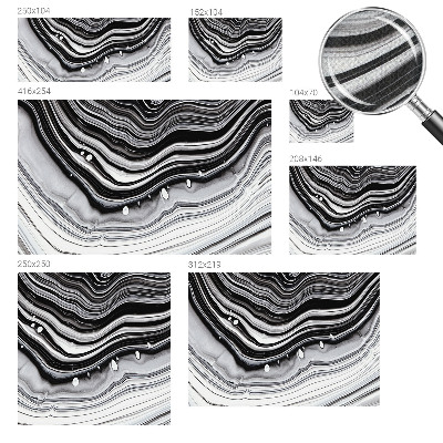 Papel mural texturado decorativo Ondas ópticas
