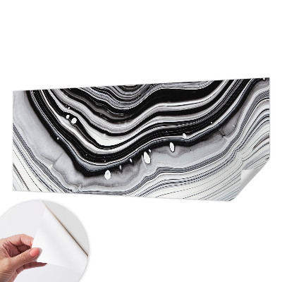 Papel mural texturado decorativo con diseño de ondas ópticas