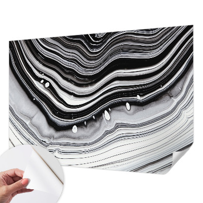 Papel mural texturado decorativo con diseño de ondas ópticas
