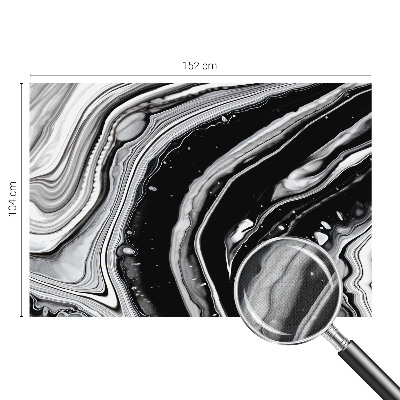 Papel mural con patrón decorativo Ondas monocromáticas