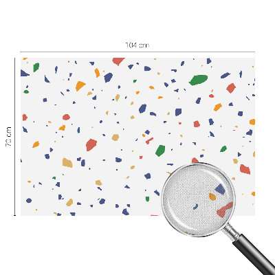 Fotomural decorativo para cabecero de cama piezas de arcoíris