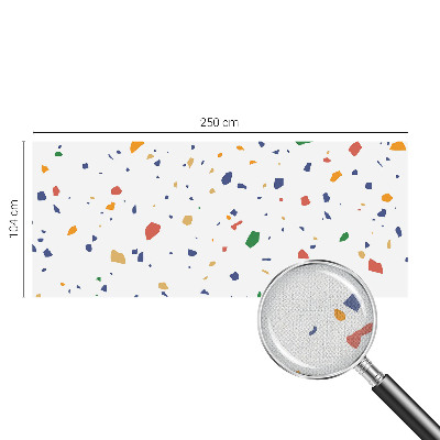 Fotomural decorativo para cabecero de cama piezas de arcoíris