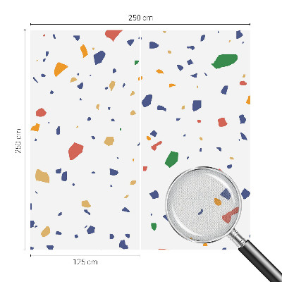 Fotomural decorativo para cabecero de cama piezas de arcoíris