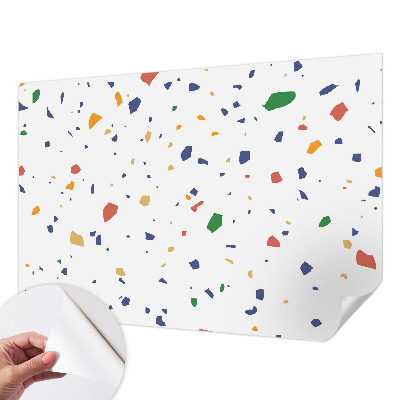 Fotomural decorativo para cabecero de cama piezas de arcoíris