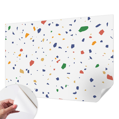 Fotomural decorativo para cabecero de cama piezas de arcoíris