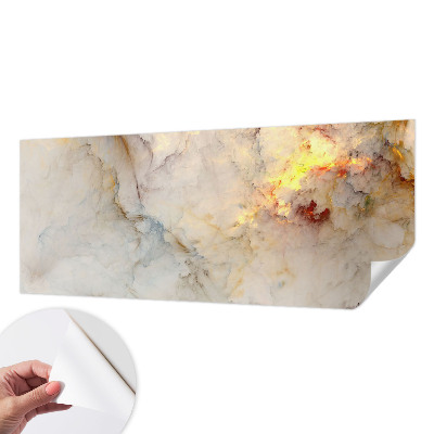 Papel mural con patrón decorativo Paisaje colorido