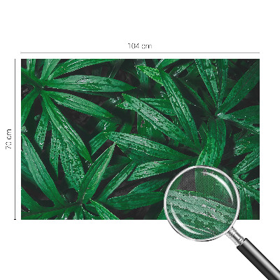 Mural de pared con estampado hermoso con motivo de vegetación natural