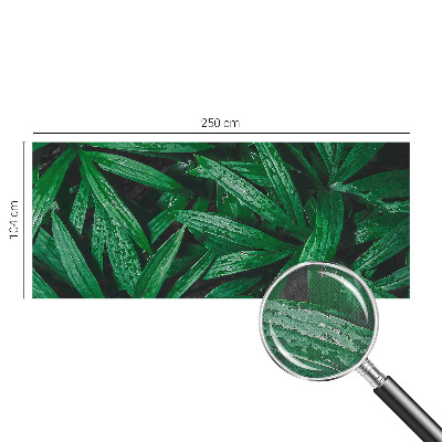 Mural de pared con estampado hermoso con motivo de vegetación natural