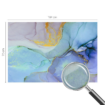 Fotomural decorativo para cabecero de cama Formas de acuarela