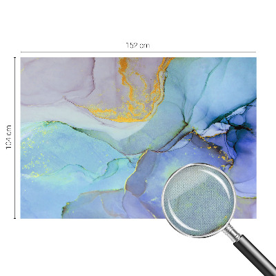 Fotomural decorativo para cabecero de cama Formas de acuarela