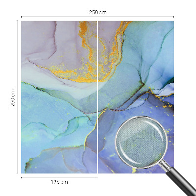 Fotomural decorativo para cabecero de cama Formas de acuarela