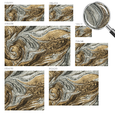 Papel mural texturado decorativo Remolinos abstractos