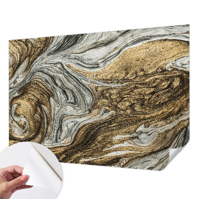 Papel mural texturado decorativo con un diseño de remolinos abstractos