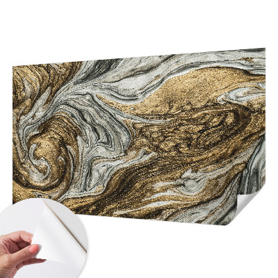 Papel mural texturado decorativo con un diseño de remolinos abstractos
