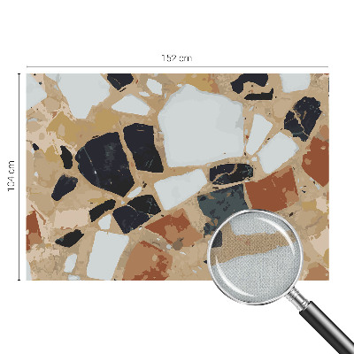 Mural de pared con estampado hermoso Piedras rústicas