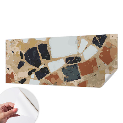 Mural de pared con estampado hermoso Piedras rústicas