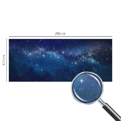 Fotomural decorativo para cabecero de cama Noche estrellada