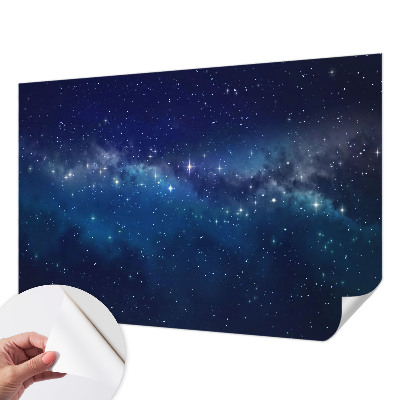 Fotomural decorativo para cabecero de cama Noche estrellada